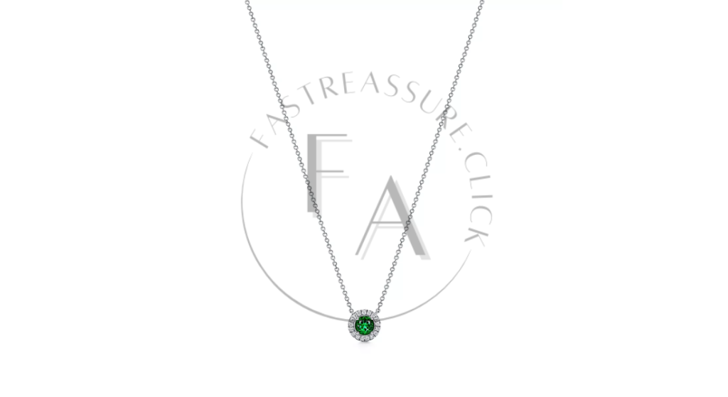 Tiffany Platinum Emerald Pendant